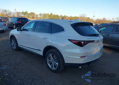 2025 Acura Mdx Standard z USA, uszkodzony, nr VIN 5J8YE1H31SL008992